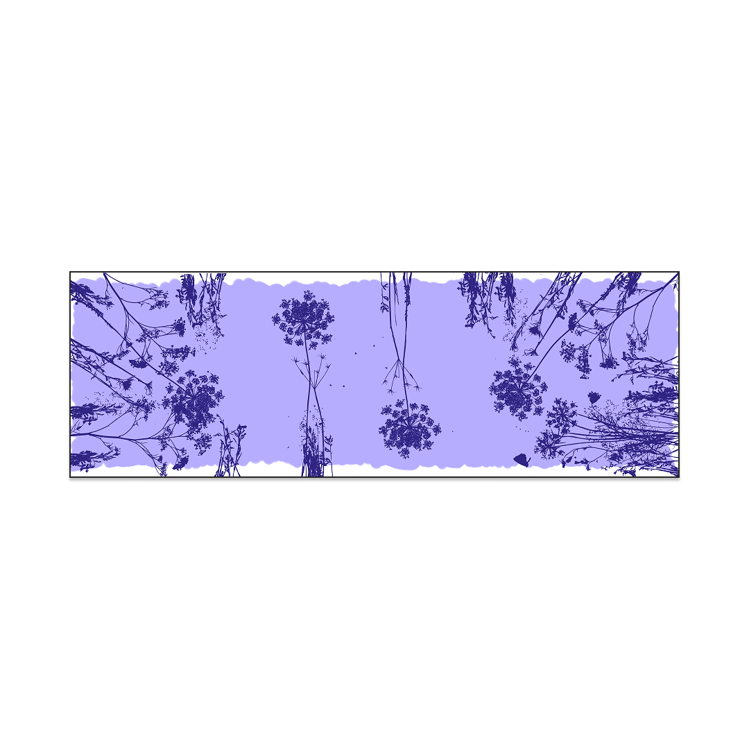 Wild Hand-Block Printed Linen Voile Stole