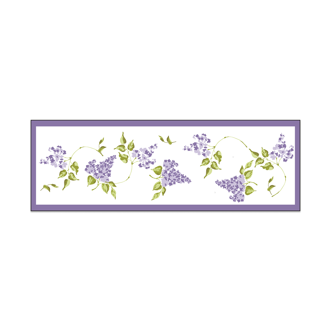 Lilla' Hand-Block Printed Modal-Linen-Silk Stole