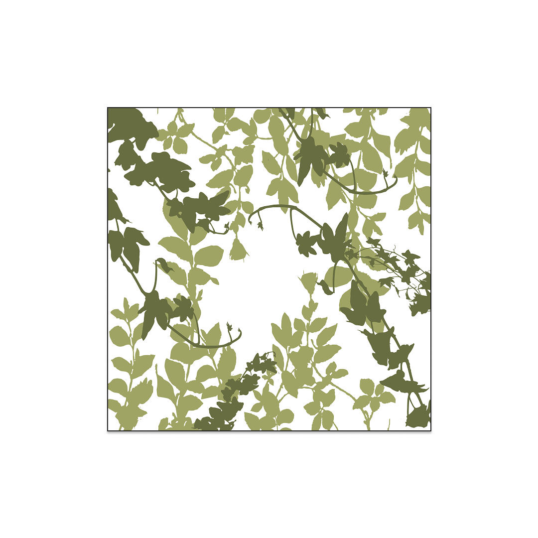 Giardino Hand-Block Printed Midi Linen Voile Scarf