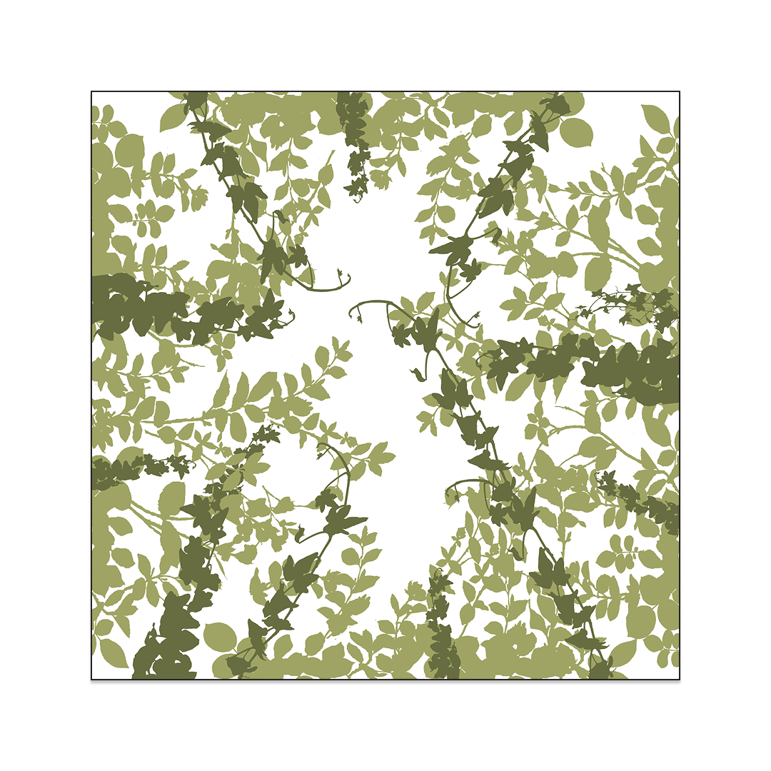 Giardino Hand-Block Printed Oversized Linen Voile Scarf