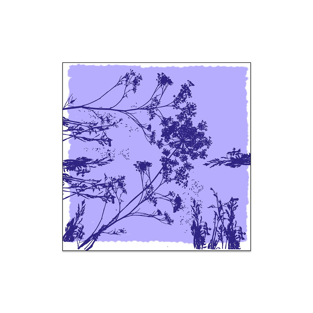 Wild Hand-Block Printed Midi Linen Voile Scarf