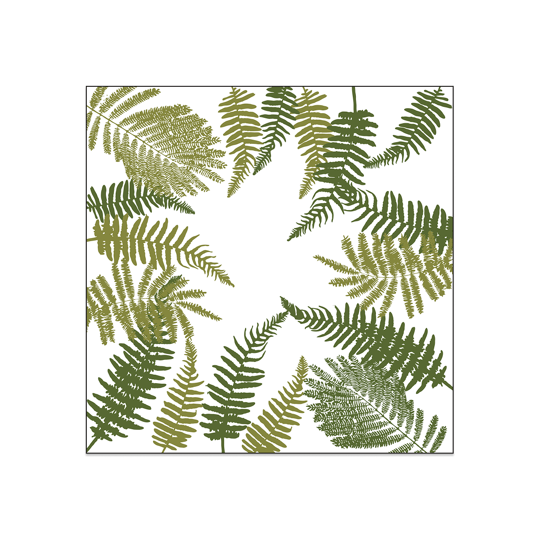 Clematis Hand-Block Printed Classic Silk Twill Carré