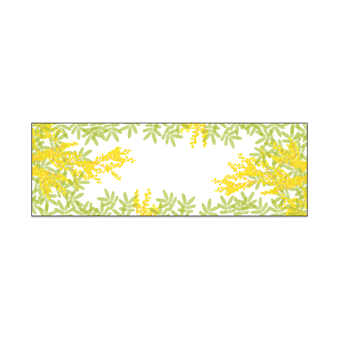 Mimosa Hand-Block Printed Modal-Linen-Silk Stole